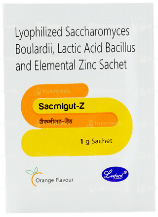 Sacmigut Z Orange Flavour Sachet 1 Gm